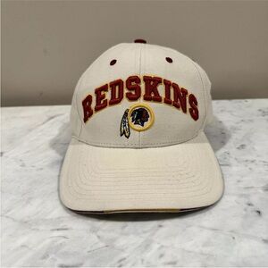 Vintage Twins Enterprise Khaki Tan Washington Redskins Hook & Loop Hat Cap NFL